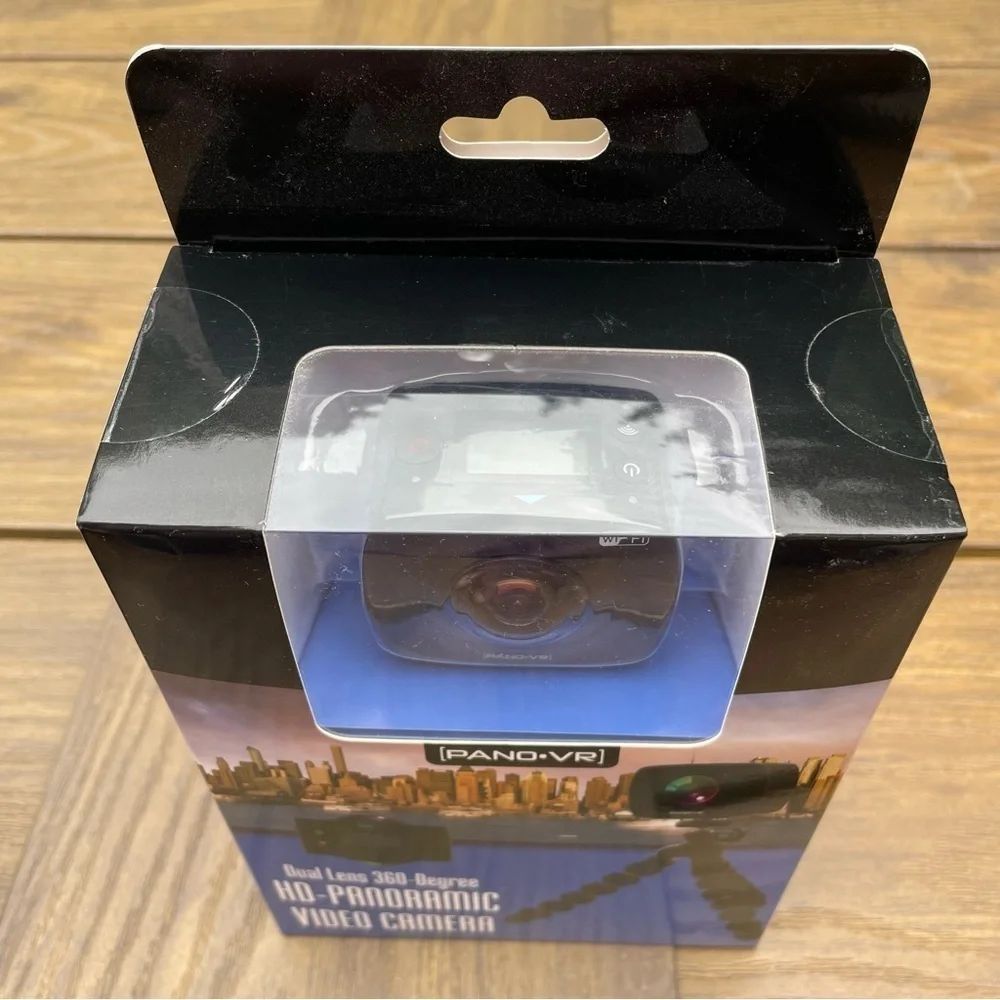 PanoVR 360-Degree Dual Camera with 1080p HD Video Recording dual lens